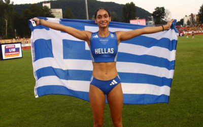 🥇Η Αναστασία Μπουμπουλίδη με άλμα στα 4,20 μ. κατέκτησε το χρυσό μετάλλιο στο Ευρωπαϊκό Πρωτάθλημα Κ18 